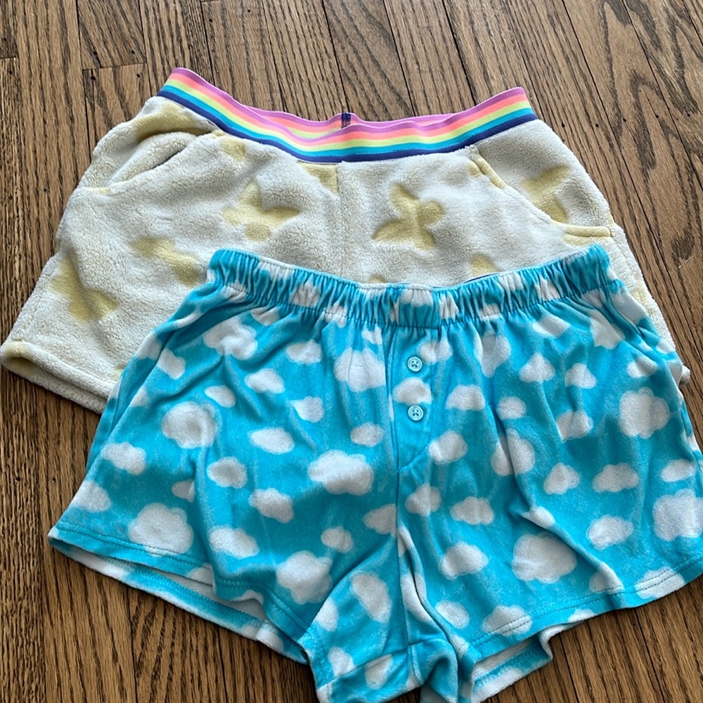 2 pairs of girls size 10/12 Pj shorts